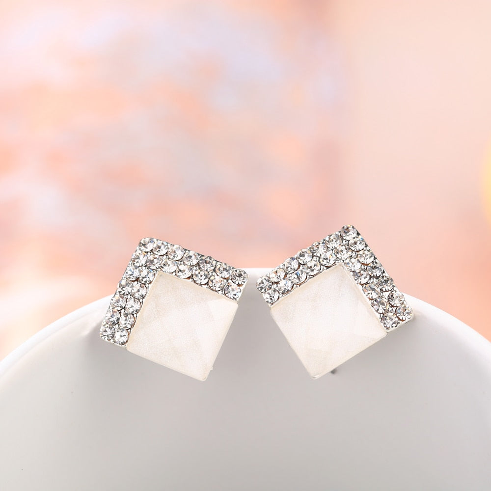 Crystal Stud Earrings
