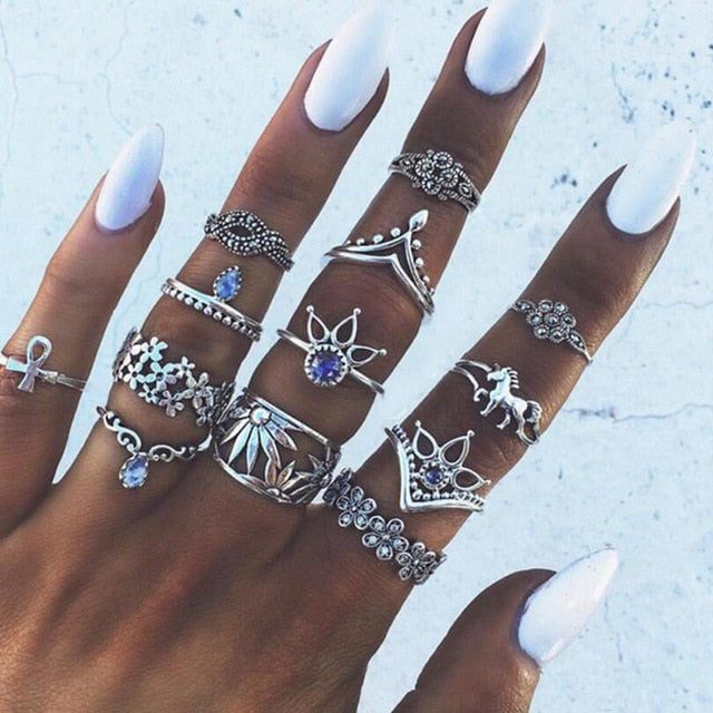 Vintage Knuckle Ring Set