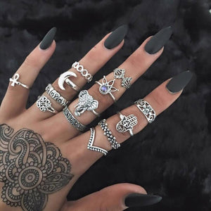 Vintage Knuckle Ring Set