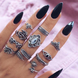 Vintage Knuckle Ring Set