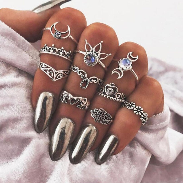 Vintage Knuckle Ring Set
