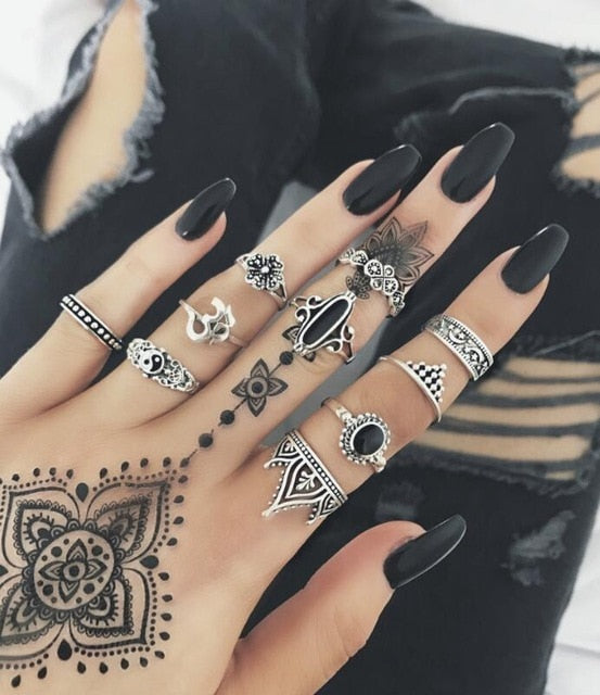 Vintage Knuckle Ring Set