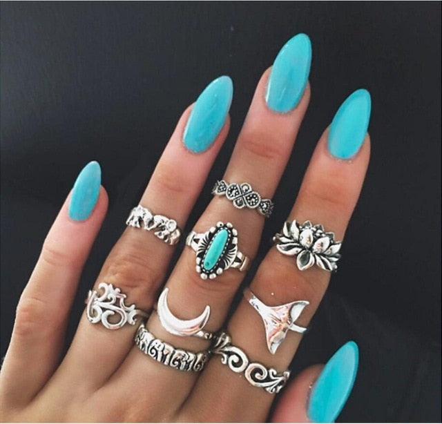 Vintage Knuckle Ring Set