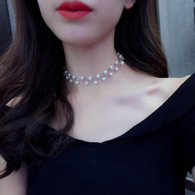 Pearl Choker Necklace