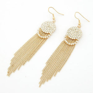 Fashion Chain Tassel Vintage Earrings