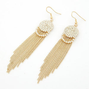Fashion Chain Tassel Vintage Earrings